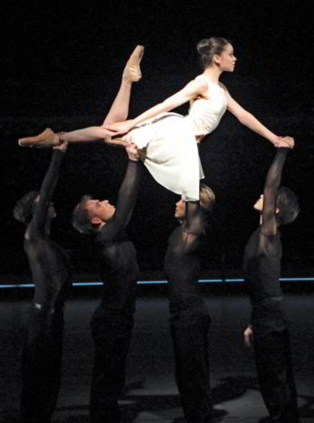 Shield performing in &lsquo;Mozart Requiem&rsquo;, choreographed by company director Mario Schroeder.
